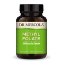 Dr. Mercola metilfolāts - Atbalsta detoksikācijas un šūnu veselības - 5- MTHF Folāts - Biopieejams Formula - 5 mg - 30 Kapsulas