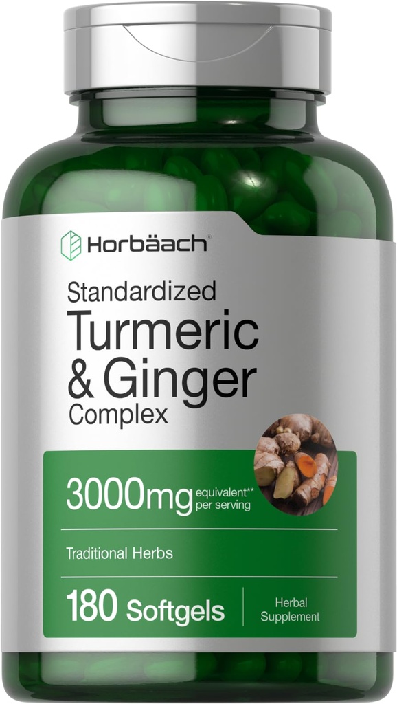 Horbäach Turmeric un ingvera Papildinājums 