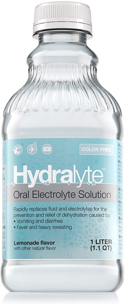 Hidralīts Elektrolītu citronāde Šķidrums 33,8 oz. (2 iepakojumi)