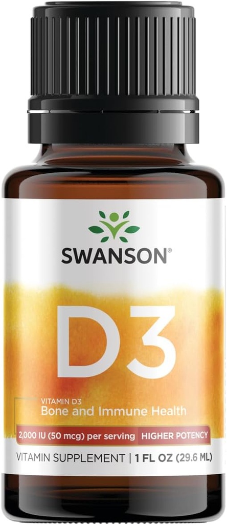 Swanson D3 vitamīns Šķidrums
