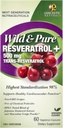 Genceutic Naturals Savvaļas & Pure Resveratrol Veģetāriskās kapsulas, 60-Count , veicina sirds veselību , Pret novecošanu , , Kopumā labsajūta