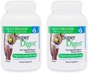 SuperDigest (2 Pack) Labākais procesa sārms – Multi-Enzyme Gremošanas atbalsts – Gremošanas enzīmi ar Alfalfa, Papain un Bromelain (Vegetāru Draudzīgi)