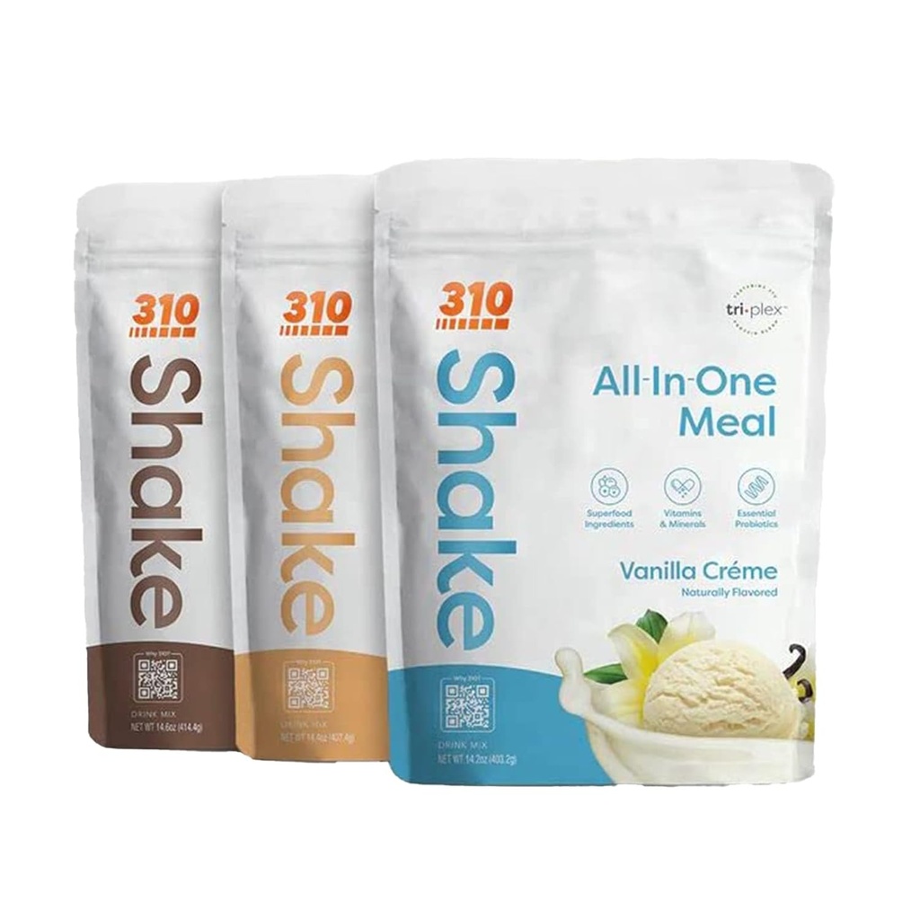 310 Uzturs – Visi iekšēdienreizes aizstāšana Shake - Jauna formula ar Fiber Rich Vegan Superfood Blend - Dabīgie saldinātāji - Zema Carb Shake, Keto & Paleo Friendly - bez lipekļa - 26 Essential Vitamīni