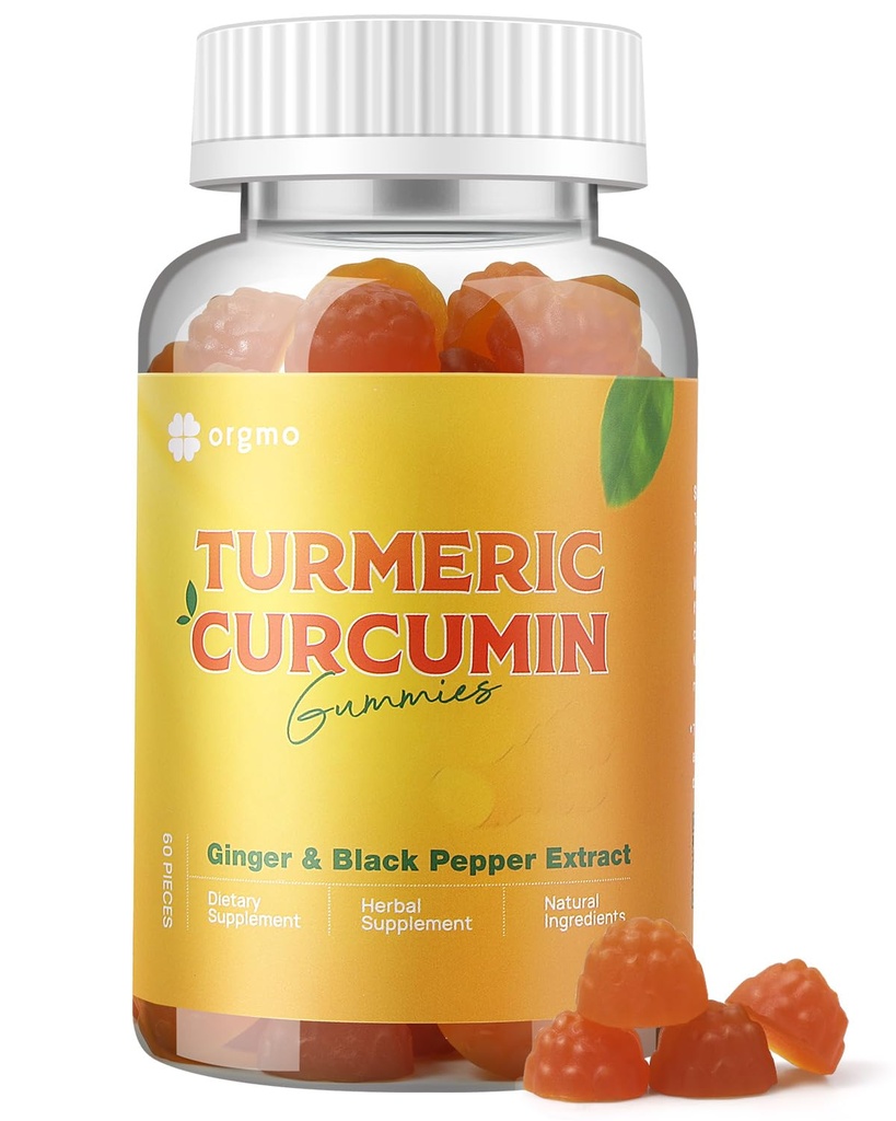 Kurkumas gumijas ar melno piparu iekaisums, kurkumas un ingvera papildinājums imūno locītavu atbalstam, bez cukura kurkumas Ingvera gumijas pieaugušajiem Vegan Non-GMO