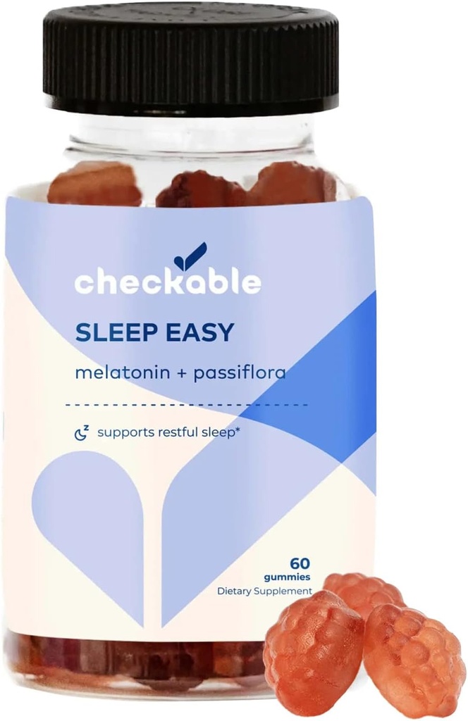 Pārbaudāms® Melatonīns Gummy - 60 grāvis - Melatonīns, Passiflora un B6 vitamīns