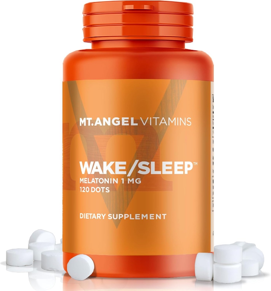 Angel Vitamīni - Wake/Sleep Dots, Melatonīns 1 MG (120 punkti)
