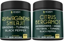 Bundle 5in1 Ashwagandha Shilajit & 6in1 Citrus Bergamot papildinājumi