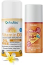 (D3 ar K2 10 000 SV Travel Size 2oz) Spēcīgas sastāvdaļas ar hialuronskābi, magniju, E vitamīnu, cinku, B3 vitamīnu.