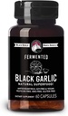 Melnas ķiploka kapsulas – dabīgas SUPERFOOD 60 kapsulas / 30 Kalpotāji (1000mg/Šķiršanās)