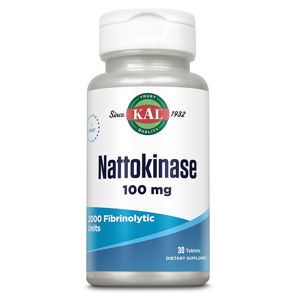 Kal 100 Mg Nattokinase tabletes, 30 Skaits