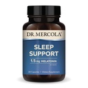Dr. Mercola Miega Support with Melatonin, 1.5mg Melatonin Per Serving, 30 Servings (30 Kapsulas), Diētiskās Papildinājums, Atbalsta Veselīgs Miega un garīgo Focus, Ne-ĢMO