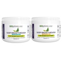 Bioptimizers Miega pārtraukuma pulveris – Tropical Dreams & Blueberry Bandle – Dabas Miega Atbalsta Papildinājums – 405g Kopā