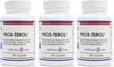 Pros-TEROL (3 pudeļu komplekts), prostatas atvieglojums ar 900 mg augu steroliem ar ķirbju sēklām, dzeloņainu kauliņu saknes, ingvera saknes, lakricas saknes ekstraktiem 90 Caplets