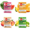 SaltStick ātri košļājamās, Elektrolītu nomaiņas tabletes rehidratācijai, Exercise Recovery, Youth & Adult Sportists, Pārgājiens, Sporta atgūšana, 10ct Variety 4-Iepakojums