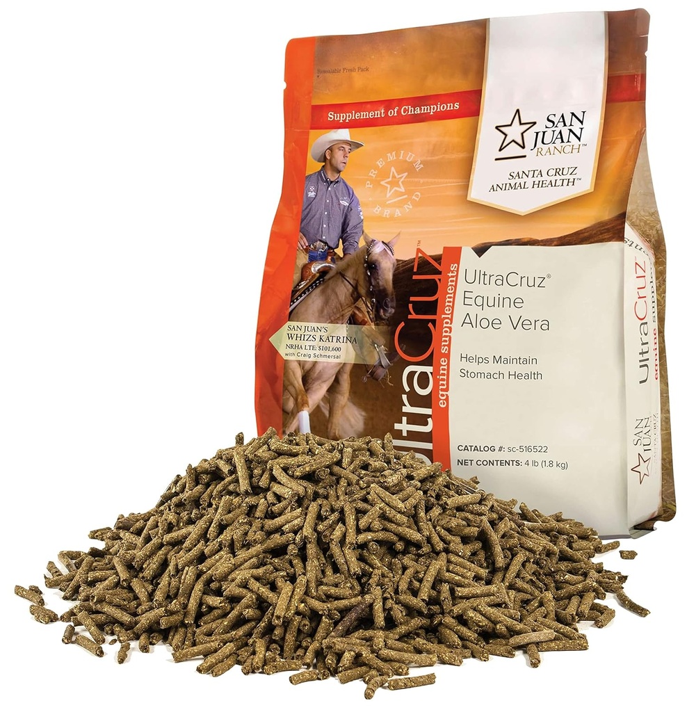 UltraCruz - sc-516522 Equine Aloe Vera pielikums zirgiem, 4 mārciņas, iegurnis (64 dienu piegādes)