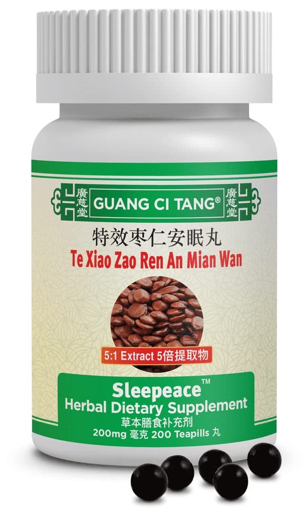 Guang Ci Tang ActiveHerb - Sleepeace Te Xiao Zao Ren an Mian Wan - 200 tabletes