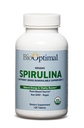 BioOptimālās Organiskās Spirulīna tabletes - Organiskās, ne-GMO, bez piedevām vai pildījumiem - 500mg Premium kvalitātes uztura bagātinātājs ar vitamīniem, minerālvielām un antioksidantiem (120 tabletes)