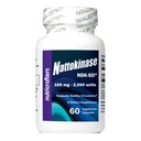 Nattokinase NSK-SD 2 000 vienības 60 kapsulas - Japānas sirds un asinsvadu superpārtika - Ražots ASV ar Japānas NSK-SD Natokināzi. The Original and Most Researched Nattokinase.