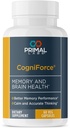 Primal Health CogniForce - Atmiņas un smadzeņu veselība - Acetyl L-karnitīns Formula - Labāka kognitīvā Veiktspēja - Skaidrība + Focus + Labāka Atcerēties + Calm Domāšana - Diētiskā Papildinājums - 60 Kapsulas