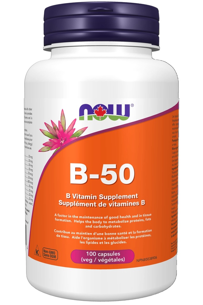 B-50 vitamīna mg,100 Veg kapsulas