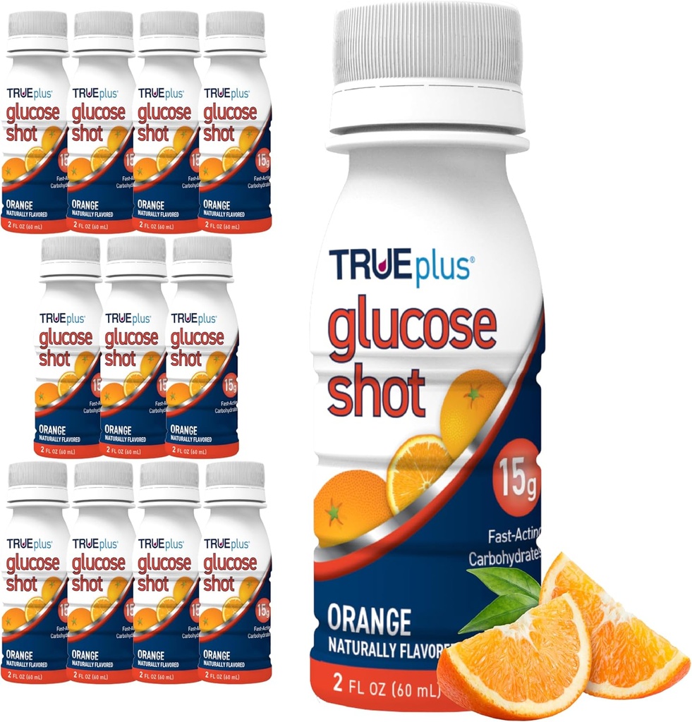 TRUEplus glikozes šāvieni 12 pudeles - oranžs