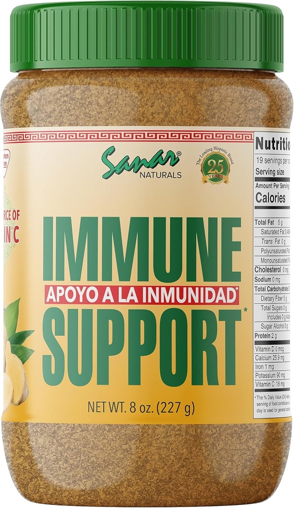 Sanar Naturals Imūnais atbalsts Linsēklu, 8 oz - vitamīns C, Fiber, un Omega 3 Gremošanas papildinājums - enerģijas pastiprinātājs, Diēta vadība - ne-GMO, bez lipekļa