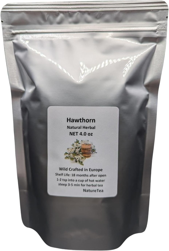Hawthorn - Crataegus laevigata Loose Leaf & Flower C/S no 100% Dabas (8 oz)