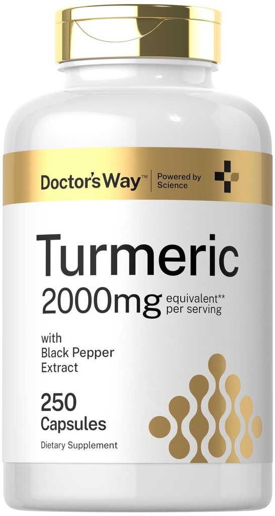 Doktora ceļš Turmeric Kurkumīna papildinājums 2000mg 