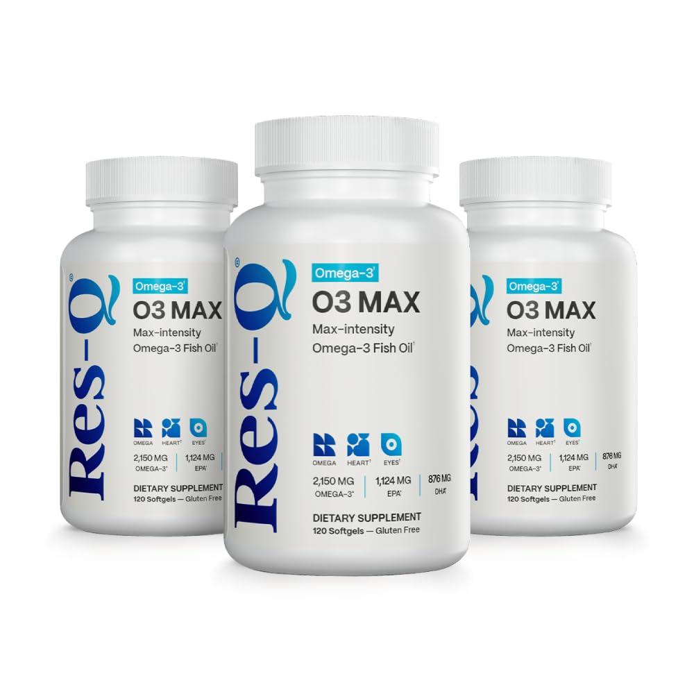 Res-Q O3 MAX Omega 3 kapsulas (3 pk)