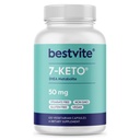 BESTVITE 7-Keto 50 mg DHEA (120 Veģetārās kapsulas) - nav stearātu