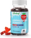 Vegan Ashwagandha Gummies-3000mg High Potency Ashwagandha Saknes ekstrakts ar vitamīnu D2 - -- Zemenes Flavor - 60 Cts/Bottle