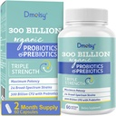 Probiotikas sievietēm un vīriešiem, 300 miljardi KVV 24 celmi Probiotikas + 15 Organic Herbs Prebiotikas Blend, Shelf Stabils Gut Veselības Papildinājums gremošanas Imūnās un visa ķermeņa veselību, 2 Mēnešu Piedāvājums