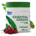 Cilvēku ķīmiķis Essential Greens Pulveris – Organic Moringa, Spirulina, Bietes, un probiotikas