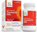 Terry Dabīgi Turmeric 50X - Diētiskā papildinājums smadzeņu un sirds veselības atbalsts - Papildu spēks Turmeric, lai palīdzētu Imūnās veselības - Non-GMO papildinājums - 60 kapsulas