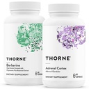THORNE - Stress un Imūnās Atbalsta Bundle - Berberine & Adrenal Cortex - 30 līdz 60 Kalpo