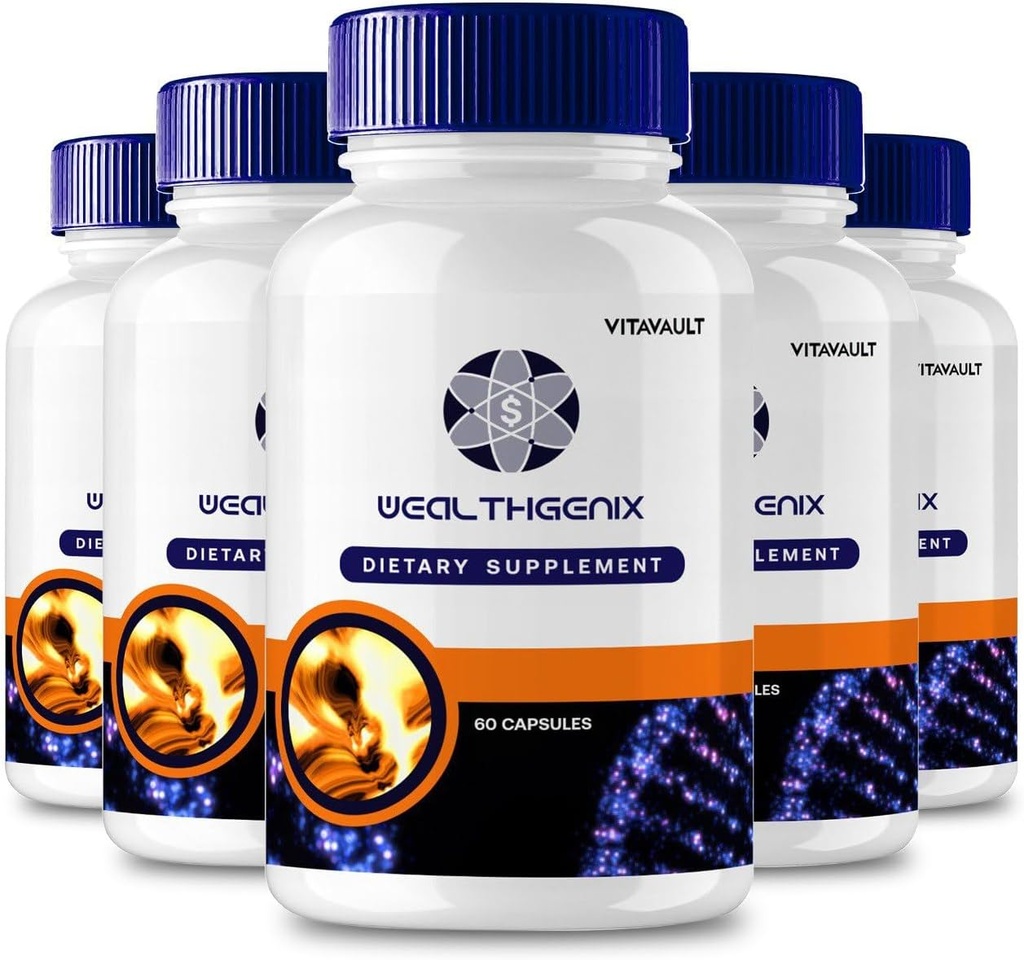 WealthGenix kapsulas, WealthGenix atbalsta papildinājums Tabletes - Maksimālais stiprums, Wealth Genix Veselības un labsajūtas kapsulas, WealthGenix Visas dabiskās Formula tabletes, Wealth Genix Kapsulas Atsauksmes (5 Pack)