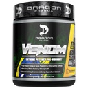 DRAGON PHARMA Venom Extreme potencial Pre-Workout, Laser Sharp Focus + enerģija, Intensīva veiktspēja, pierādītas sastāvdaļas pastiprinātai vazodilatācijai un izturībai (40 Kalpo, Passion Fruit)