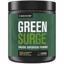 Jacked Factory Green Surge Green Superfood Powder- Keto Friendly Greens Dzēriens w/Spirulina, Kvieši un mieži Zāle, Organiskie Zaļie - Zaļās tējas ekstrakts, probiotikas un gremošanas enzīmi - Skābo ābolu