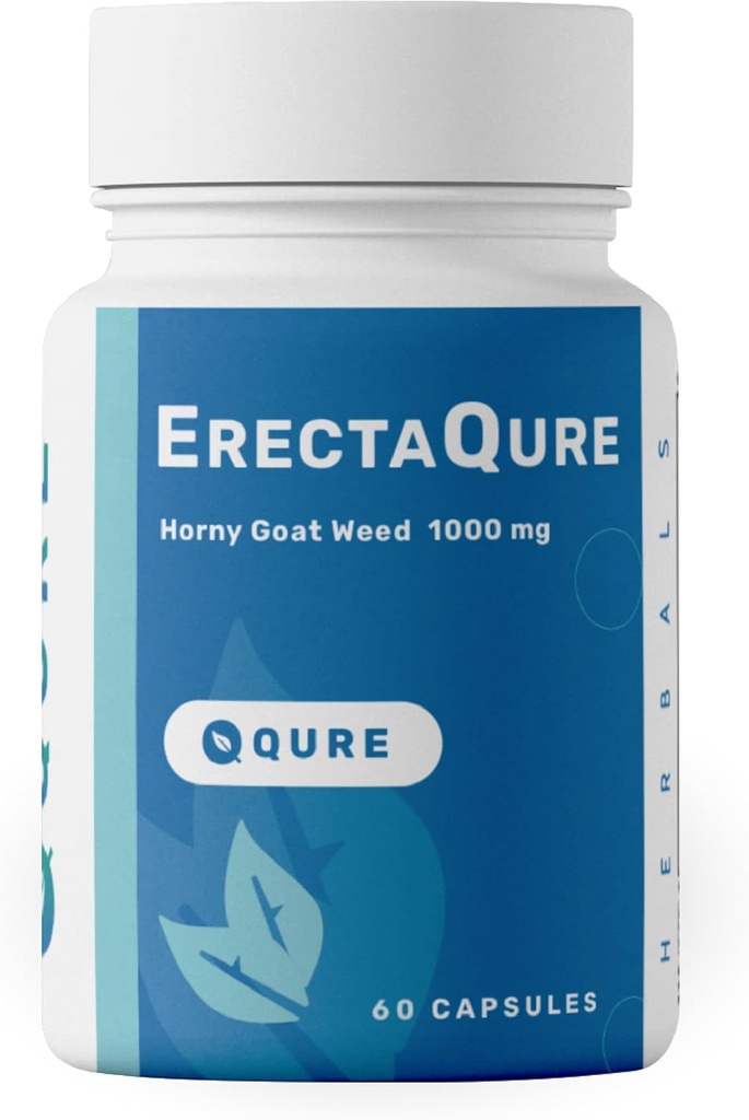 ErectaQure Horny Kazas Nezāļu Vīriešiem - Vīriešu uzlabojošs Papildinājums palielinātai vīriešu Drive - Tongkat Ali, Ginseng Saknes & Superoksīda Anjoni - 60 kapsulas Gluten-free