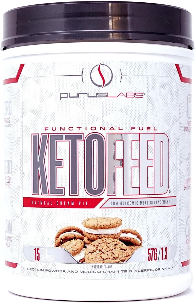 Purus Labs KETOFEED proteīna pulveris, 15 Kalpojumi (olbaltumvielu krēms)