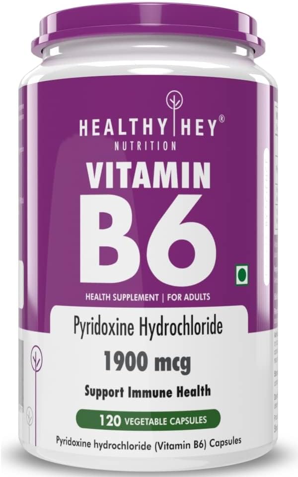 Vitamīns B6 Piridoksīns - 120 Veg. Kapsulas.