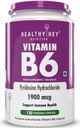 Vitamīns B6 Piridoksīns - 120 Veg. Kapsulas.