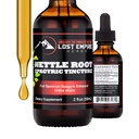 Zuduši Empire Herbs Nattle Root Extract Spagyric Tincture (2 fl oz) - Wild Harveded no papildinājuma vīriešiem, urīnceļu funkcijas, BPH, matu izkrišana - 3 Party Lab pārbaudīts