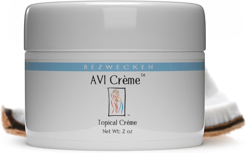 Bezwecken - AVI Crème - 2oz Crème - Profesionāli formulēti maksts rauga infekcijas atbalsts - Drošs, dabīgs, Paraben bezmaksas - 30 dienu piegādes