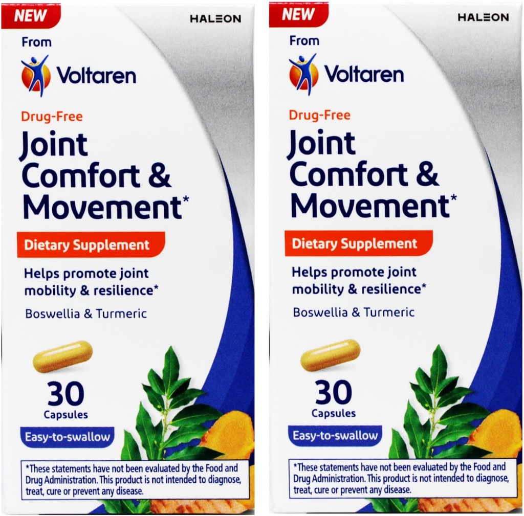 Voltaren locītavu komforts & kustība, uztura papildinājums, viegli norīt, 30 skaitīšana (2. iepakojums)