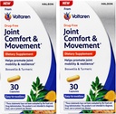 Voltaren locītavu komforts & kustība, uztura papildinājums, viegli norīt, 30 skaitīšana (2. iepakojums)
