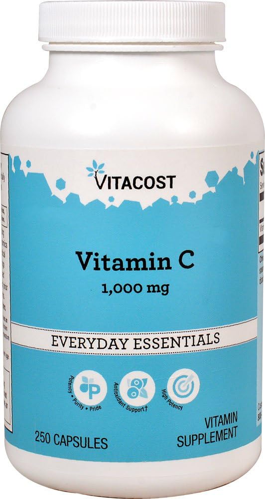 Vitacost vitamīns C - 1000 mg - 250 kapsulas