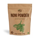 MB Ārstniecības augi Noni pulveris 8 un 227 g (0,5 lb) ; Viegli sajauc ar Gludumu sulām; bez konservantiem; 45 paciņā.