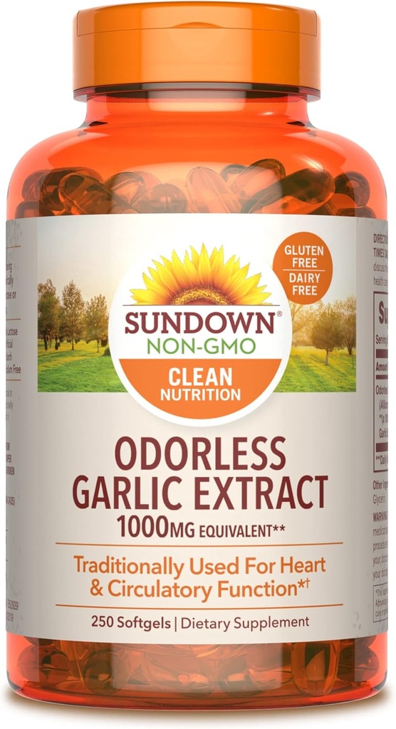 Sundown Ķiploku papildinājums, 250 Softgels