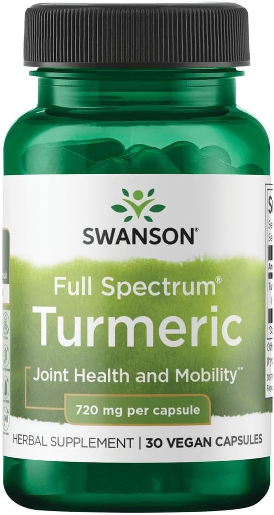 Swanson Turmeric 720 Milligrams 30 Kapsulas